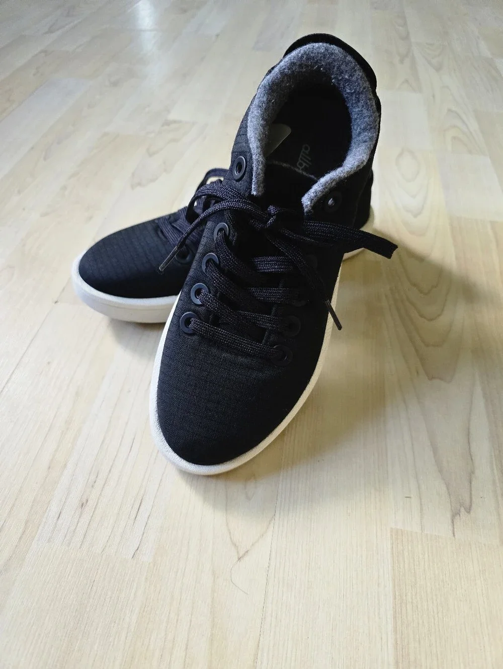 Allbirds Wool Piper Black Sneakers Size 6